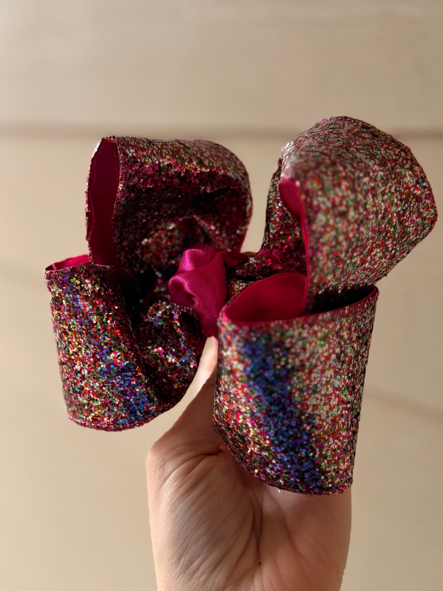 PINK + SILVER GLITTER