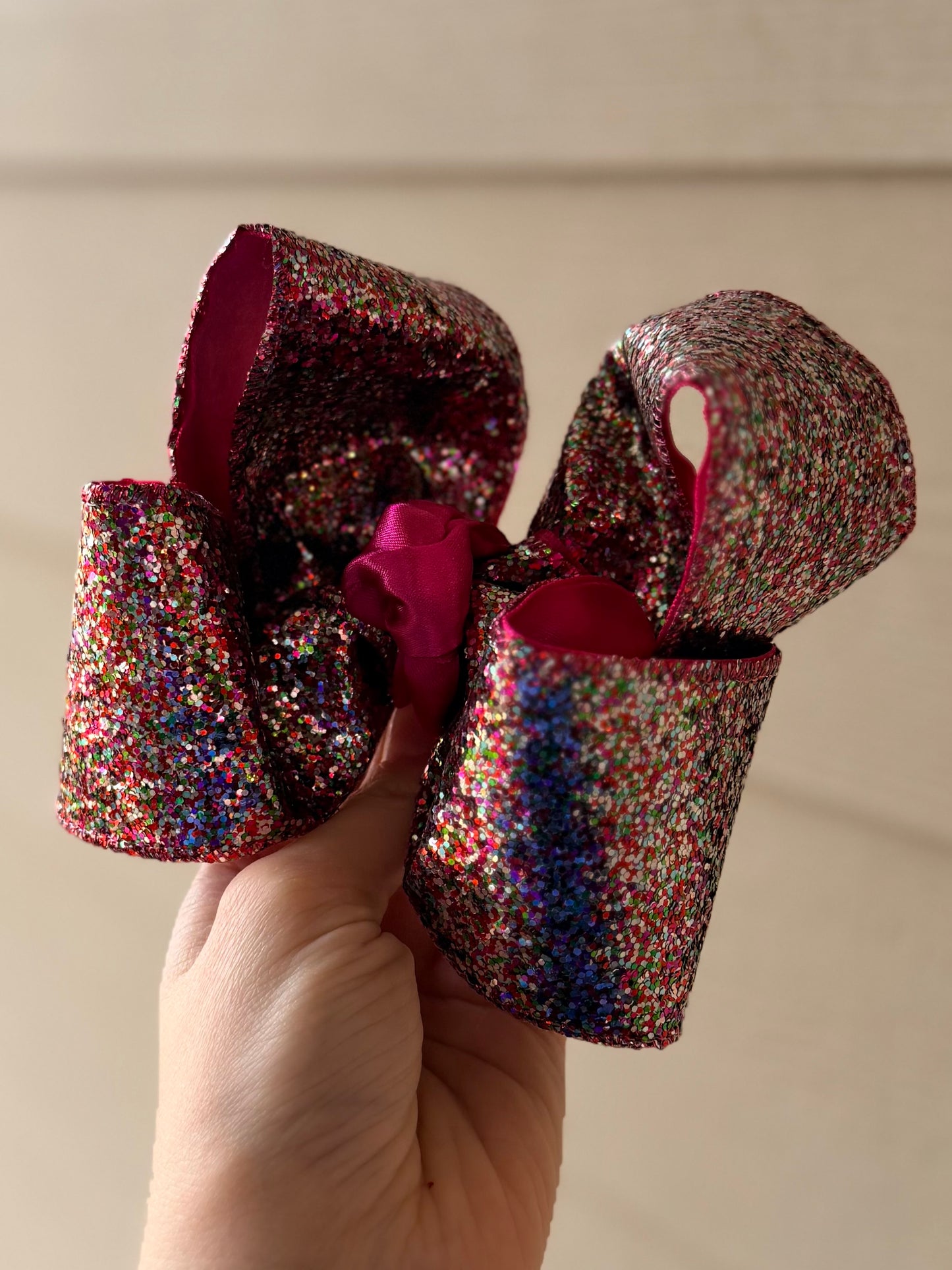 PINK + SILVER GLITTER