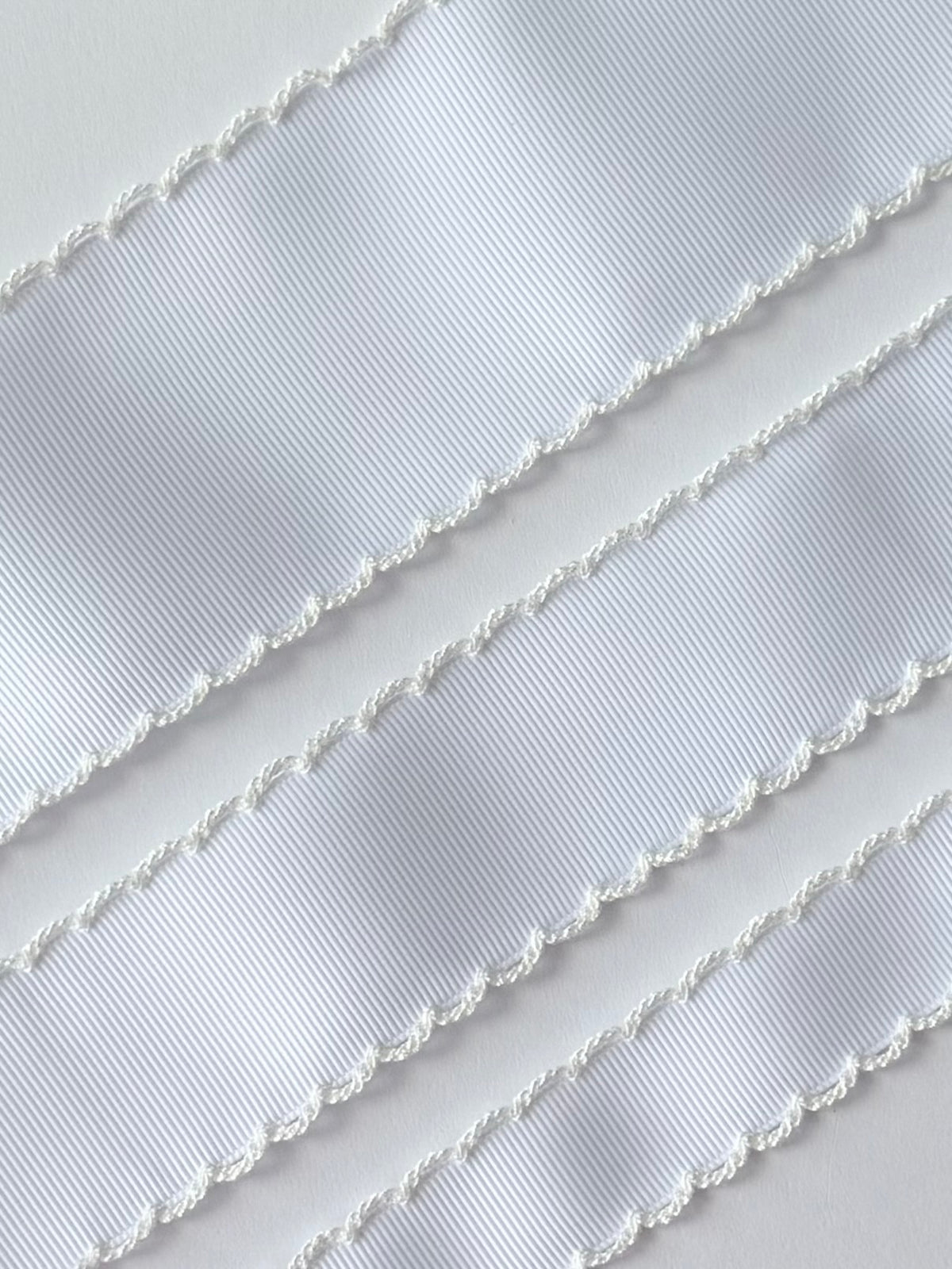 White w/ White Moonstitch