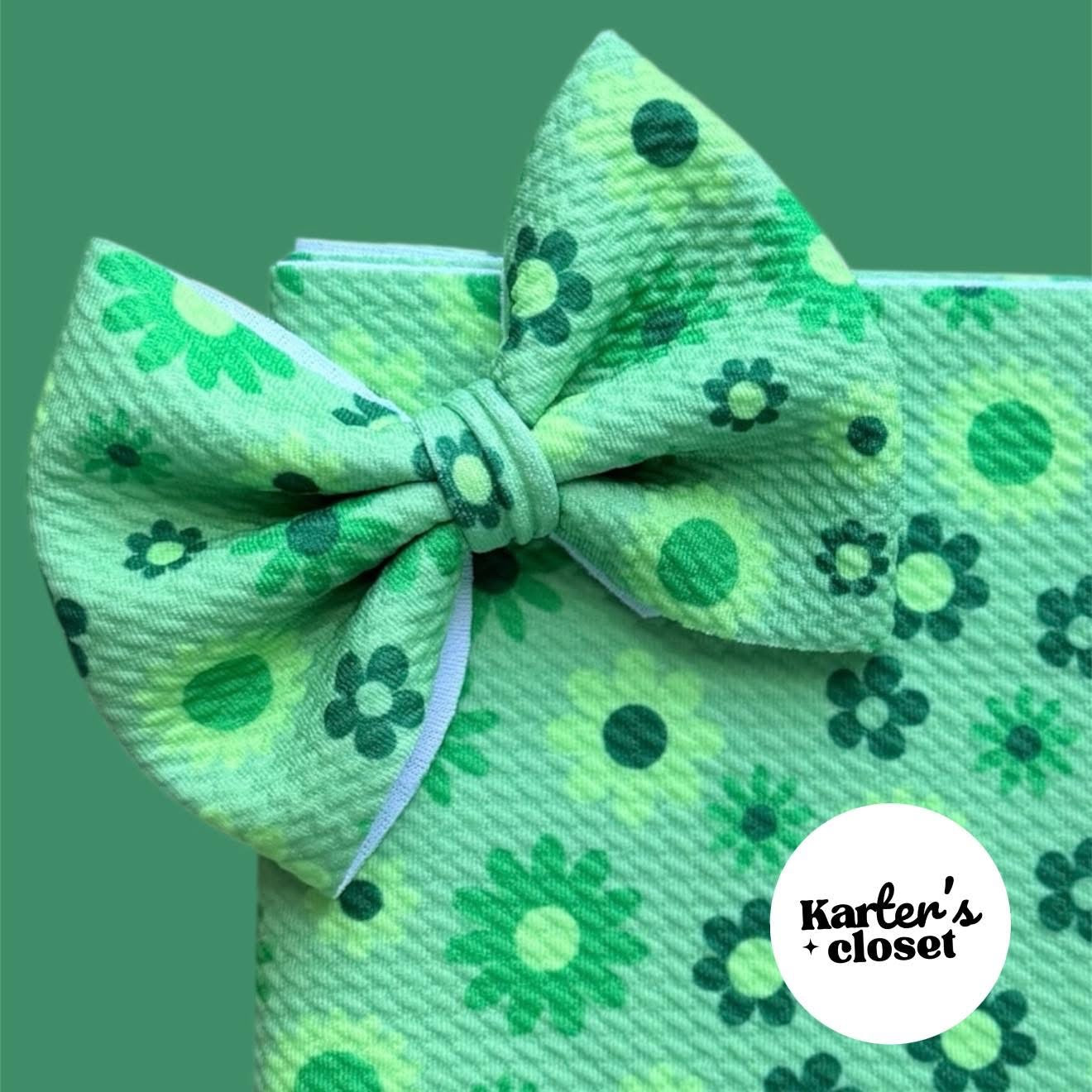 GREEN FLORAL, ST. PATRICKS DAY