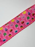 Pink Street Friends Print w/ Hot Pink Moonstitch