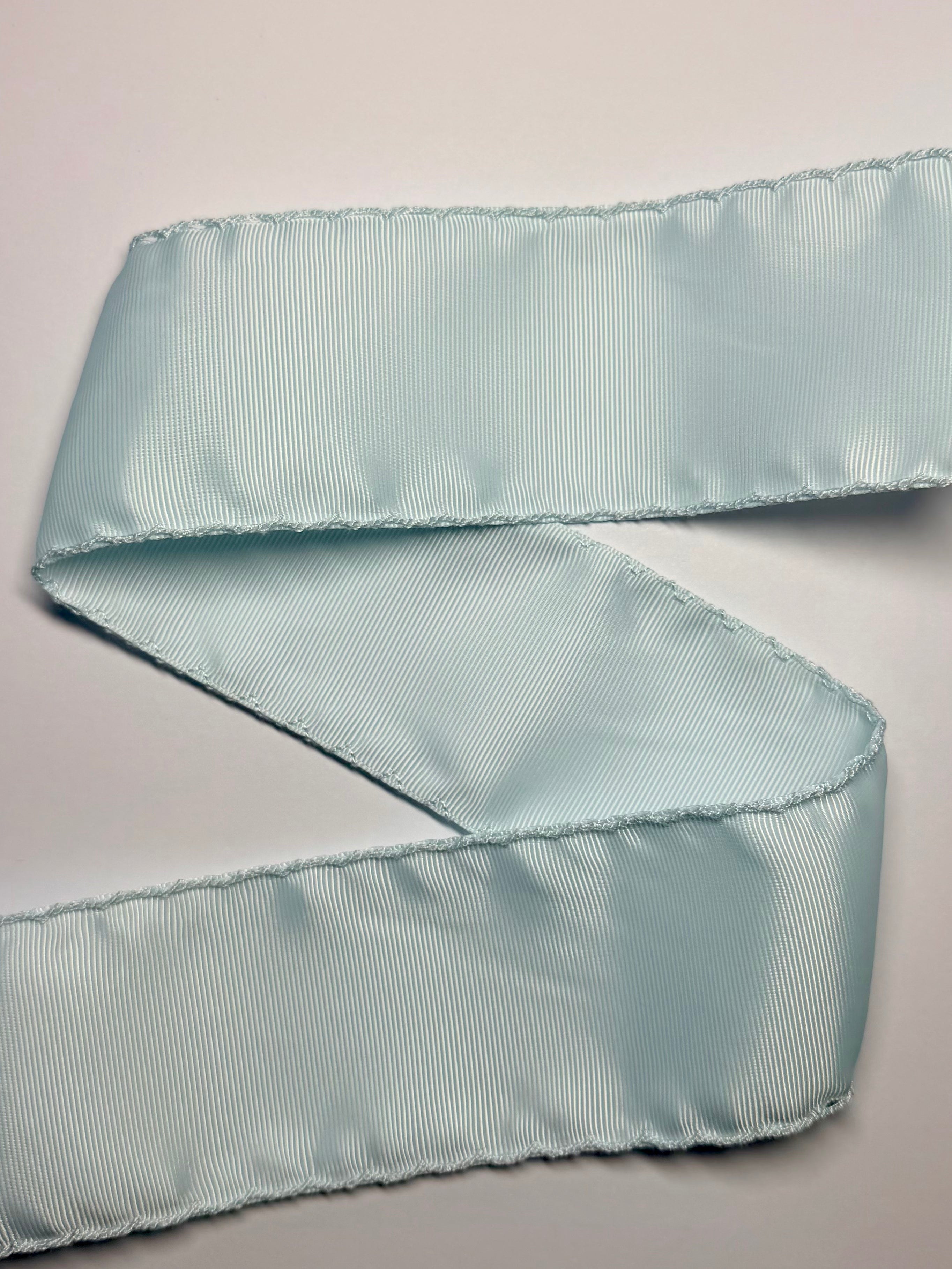 Blue Vapor Grosgrain w/ Blue Vapor Moonstitch