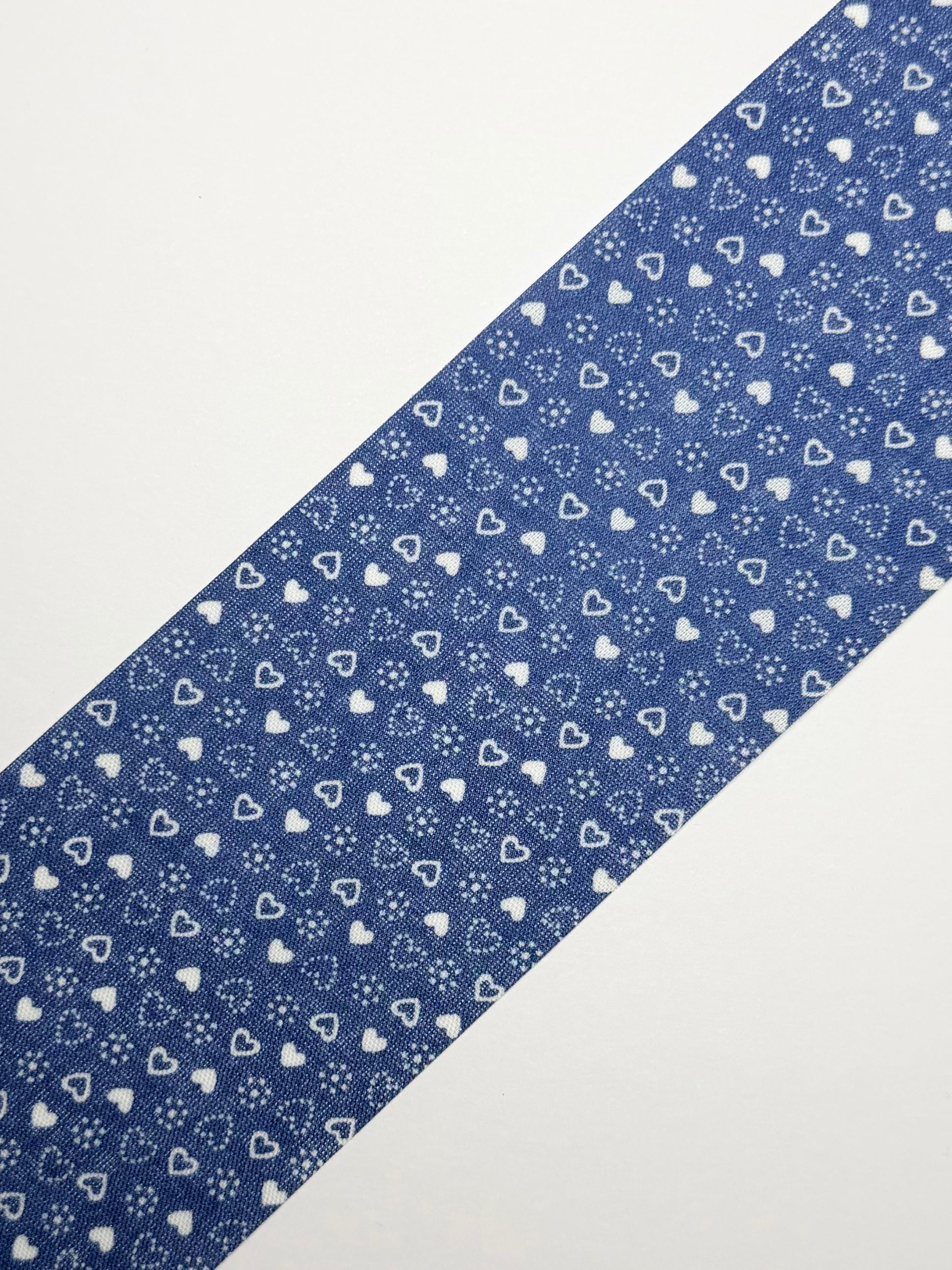 2.75in Vintage Blue Hearts